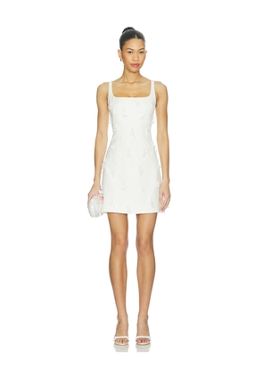 SIMKHAI Cailinn Mini Dress in White. Size 0. Also in 10, 2, 4, 6, 8.