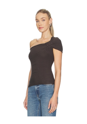 HEARTLOOM Veri Top in Brown. Size L. Also in XS, S, M, XL.