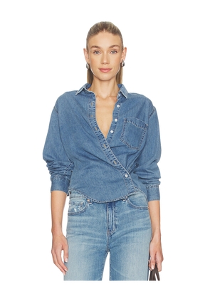 HEARTLOOM Overland Shirt in Blue. Size L. Also in M, S, XL, XS.