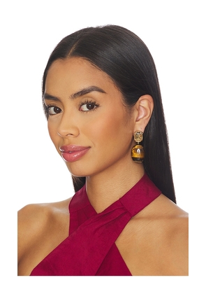 Jennifer Behr Xiomara Earrings in Yellow.
