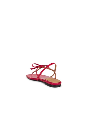 Flattered Sina Sandal in Red. Size 36. Also in 37, 38, 39, 40.