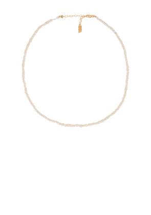 Loren Stewart Baby Pearl Choker in White.