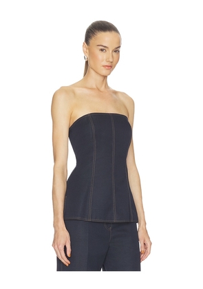 Helmut Lang Minimal Slip Top in Navy. Size 0. Also in 2, 4, 6, 8, 10.