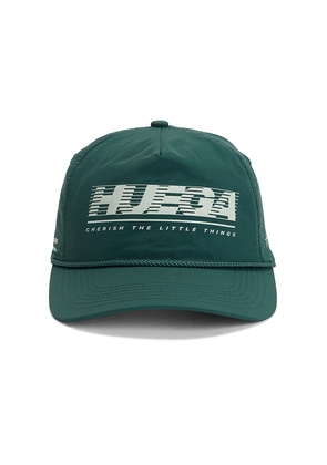 Huega House Tidal Nylon Hat in Green.