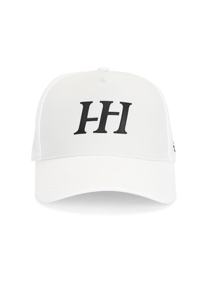 Huega House Icon Performance Hat in White.