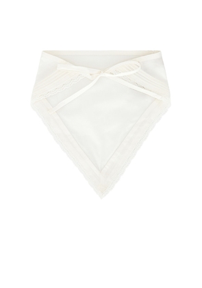 FAITHFULL Emilia Head Scarf in White.