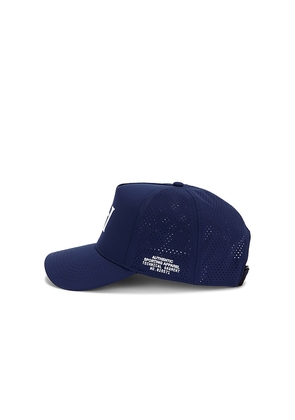 Huega House Icon Performance Hat in Blue.