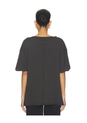 Free People Nina Tee V in Black. Size S. Also in XS, M.