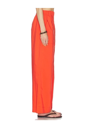 SIMKHAI Arden Pull On Pant in Tangerine. Size M. Also in S, XS.