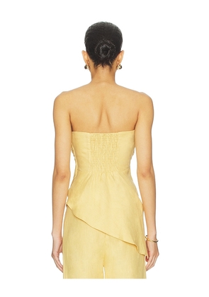 FAITHFULL Nera Top in Yellow. Size L. Also in M, XL.