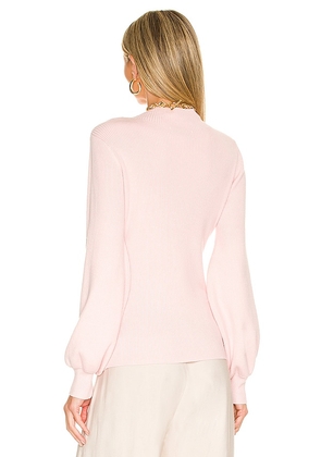 L'Academie Fable Sweater in Blush. Size M. Also in XS, XL.