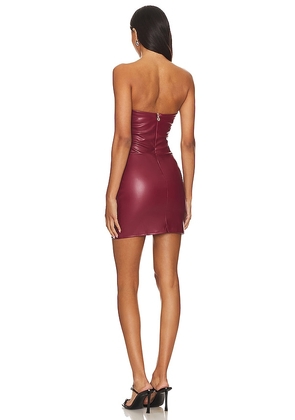 Nookie Leona Mini in Wine. Size L. Also in XS, S, M, XL.