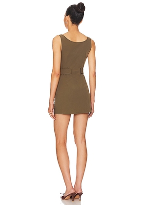 Miaou Mila Dress in Olive. Size S. Also in XS.