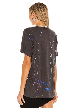 Michael Lauren Roman Boyfriend Tee in Black. Size M. Also in L, S, XS.