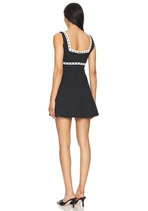 MAJORELLE Carolyn Mini Dress in Black. Size M. Also in S.