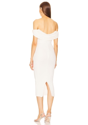 Michael Costello x REVOLVE Laurence Midi Dress in Ivory. Size M. Also in XS, S, XL.