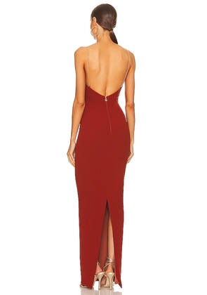Nookie Lexi Chain Gown in Rust. Size S. Also in M.