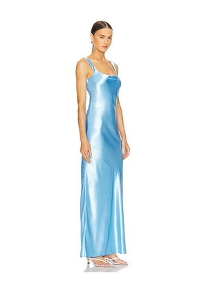 L'Academie Laetitia Maxi Dress in Baby Blue. Size M. Also in L.
