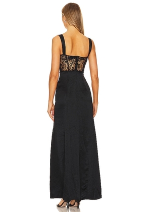 MAJORELLE Mariella Gown in Black. Size S. Also in XS, M, XL.