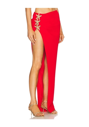Lovers and Friends Isolde Maxi Skirt in Red. Size M. Also in XXS, XS, S, L, XL.