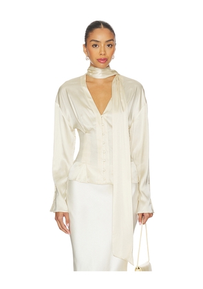 LPA Cassidy Blouse in Ivory. Size M. Also in L.