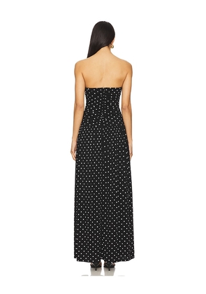MORE TO COME Paraisa Maxi Dress in Black. Size M. Also in XS, XXS, S, L, XL.