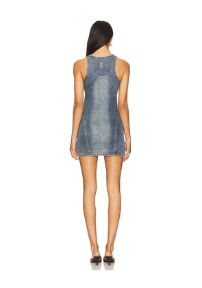 One Teaspoon Denim Mini Dress in Blue. Size M. Also in L, XL.