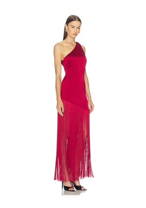 Michael Costello x REVOLVE Cassis Dress in Red. Size M. Also in XXS, L, XL.