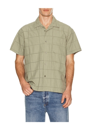 Obey Angelo Woven Shirt in Green. Size L. Also in M, S, XL/1X.