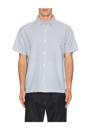 Obey Alan Woven Shirt in Baby Blue. Size L. Also in M, S, XL/1X.