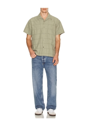 Obey Angelo Woven Shirt in Green. Size L. Also in M, S, XL/1X.