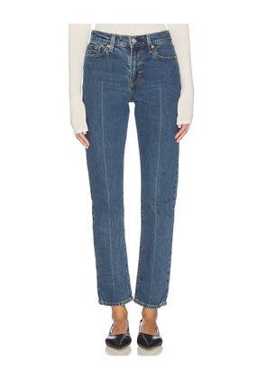 LEVI'S Wedgie Slim Straight in Blue. Size 24. Also in 25, 26, 27, 28, 29, 30, 31.