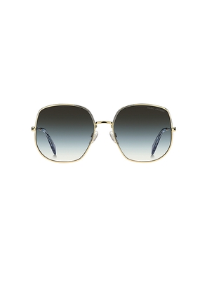 Marc Jacobs Square Sunglasses in Metallic Gold.