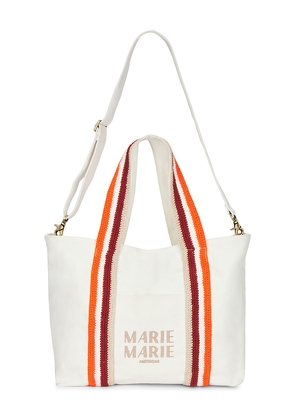 Marie Marie Amsterdam Diaper Bag in White.
