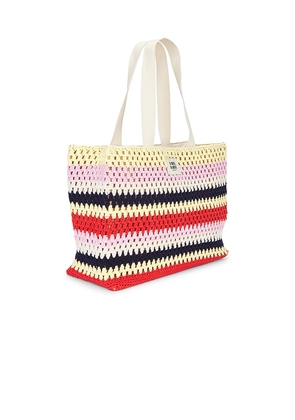 Marie Marie Amsterdam Shopper Bag in Red,Brown.