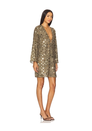 MISA Los Angeles Nuala Dress in Army. Size M. Also in S.