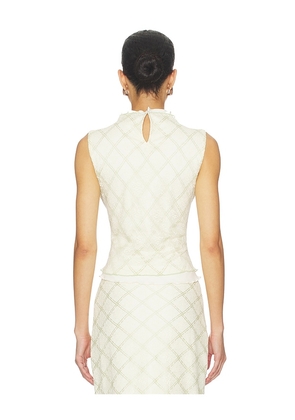 Line & Dot Norelle Top in Cream. Size L. Also in S, XS.