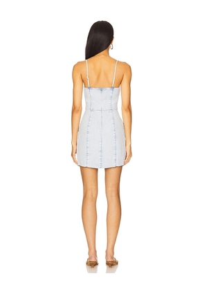 Lovers and Friends Astrid Mini Dress in Blue. Size M. Also in L, XL.