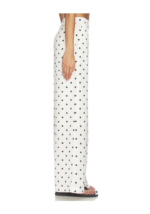 Line & Dot Ravyn Pants in Black,Ivory. Size L. Also in S, XS, M, XL.