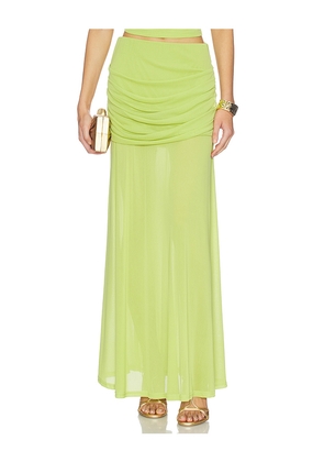 Line & Dot Divya Skirt in Green. Size L. Also in M, S, XS.