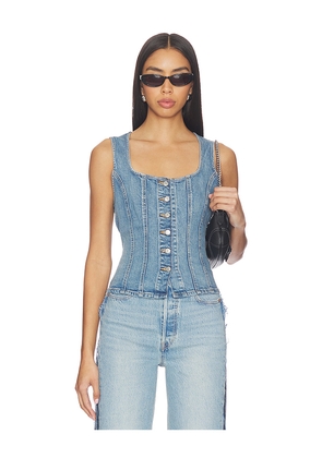 LEVI'S Sculpted Top in Blue. Size L. Also in M, S, XL, XS.