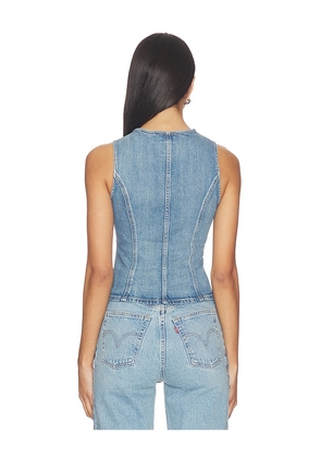 LEVI'S Sculpted Top in Blue. Size L. Also in S, XS, M.