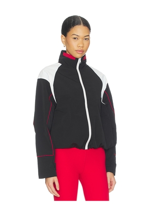LIONESS Shoreline Windbreaker in Black,White. Size L. Also in S, XXS, XS, M, XL, XXL.