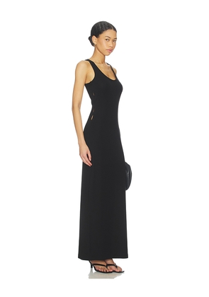 LNA Wade Maxi Dress in Black. Size L. Also in M, S, XL, XS.