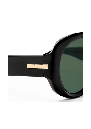 Le Specs Dream Boat Sunglasses in Black.