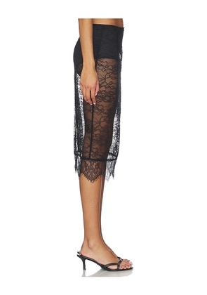 Nonchalant Label Stella Midi Skirt in Black. Size S. Also in M.