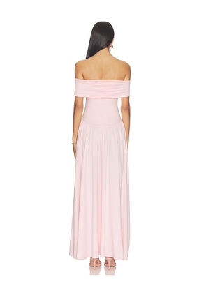MORE TO COME Brielle Maxi Dress in Pink. Size L. Also in XS, XXS.