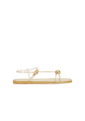 Loeffler Randall Dana Strappy Jelly Sandal in Yellow. Size 10. Also in 6, 7, 8, 9.