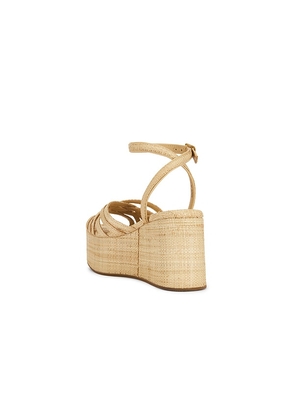 Loeffler Randall Channing Platform Sandal in Beige. Size 9.5. Also in 7.5, 8, 8.5, 9, 10.