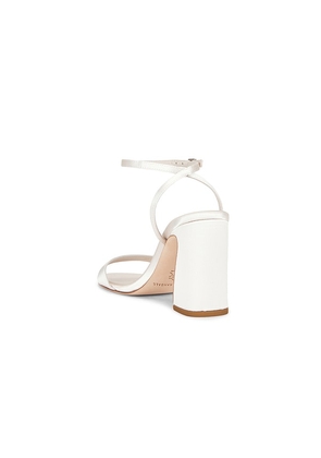 Loeffler Randall Malia Curved Heel Simple Sandal in Ivory. Size 10. Also in 9.